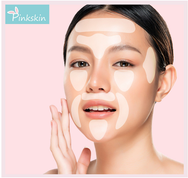 핑크스킨 주름패치 팔자 미간 이마, 91개입, 1개