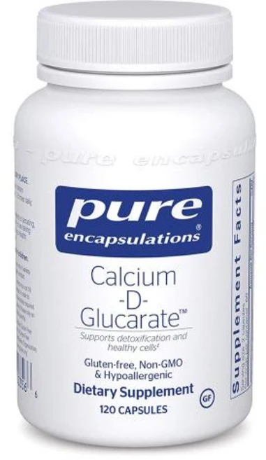 미국 Pure Encapsulations 칼슘 D-글루카레이트 Calcium D-Glucarate 120캡슐, 1개, 120정 - 쿠팡