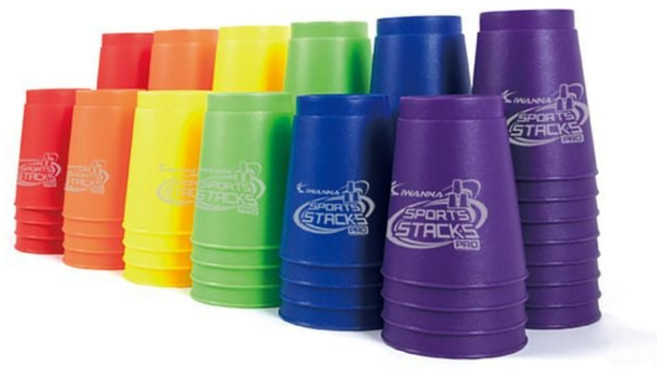 아이워너 스포츠스택스 프로 6컬러 스피드컵 스포츠스태킹 감각발달 스피드스태킹 스택킹+노드커머스Shop, 퍼플