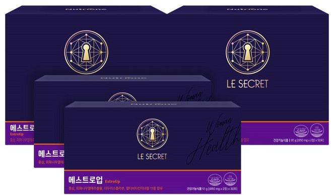 [무료배송/오늘출발] 뉴트리원 르시크릿 에스트로업 갱년기 회화나무 추출물 면역력&기억력&피로개선, 2세트, 160정