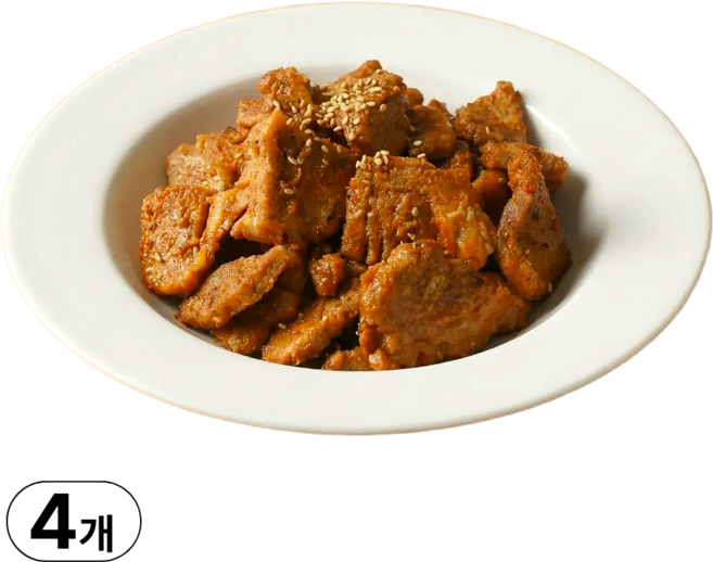 여향갈비 수제 돼지 고추장양념구이, 4개, 600g