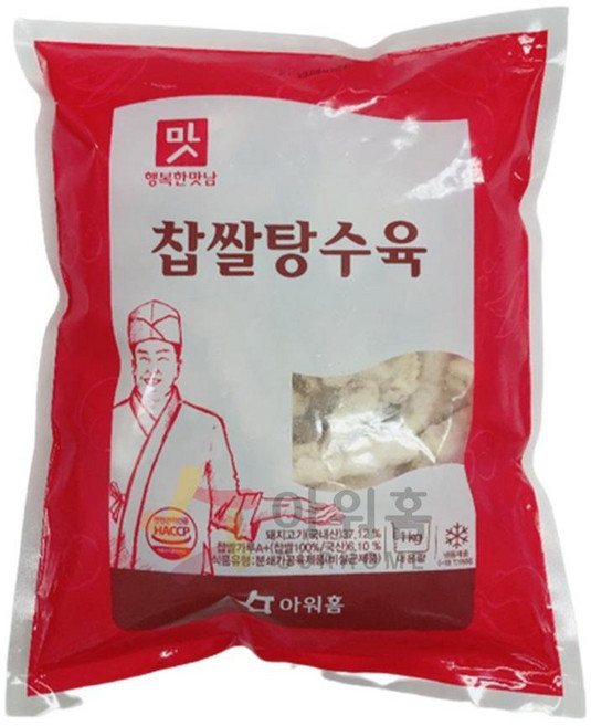 아워홈 찹쌀탕수육, 4개, 1kg