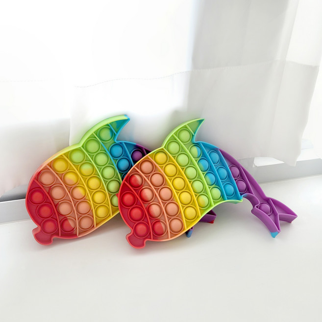 땡스땡스 무한반복 15종 푸쉬팝 팝잇 파빗 팟입 팟잇 푸시팝, 12. 듀얼피쉬, 1개