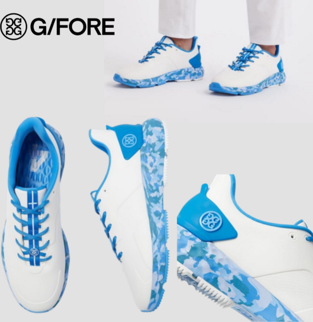 지포어골프화 남성 GFORE 스파이크리스 스카이블루 MG4+ 골프신발