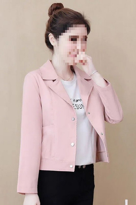 빛나는판다봄가을 한국판 루즈핏 슬림핏 캐주얼 소형 정장 얇은 재킷