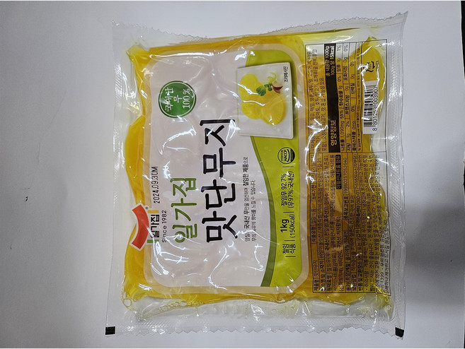 일미 맛단무지1kg, 6개, 1kg
