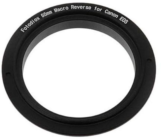 포토디옥스 렌즈 마운트 어댑터 - 콘탁스/야시카CY SLR 렌즈와 캐논 EOSEF EF-S D/SLR 카메라 호환, 55mm, Single, Macro, 1개