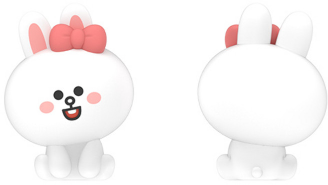 라인프렌즈 미니 브라운&프렌즈 모니터 피규어, 미니 코니, 1개