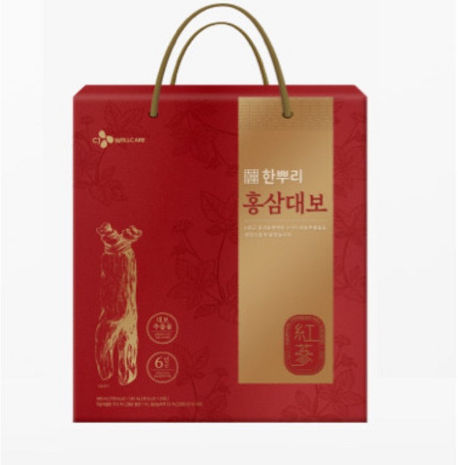 CJ웰케어 한뿌리 홍삼대보, 40ml, 48개