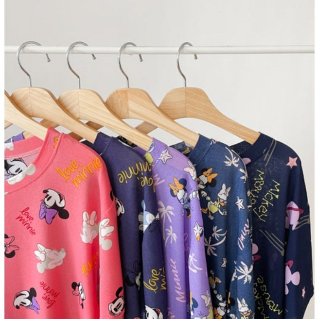 시원한소재 디즈니 4부 파자마세트