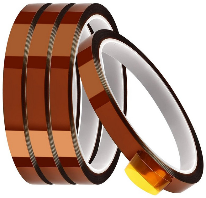 히트 테이프 4롤 고온 내열 승화용 접착 열 프레스 전자 제품 납땜 회로 기판 10mm x 33m108피트, 20MM