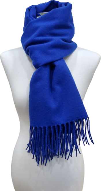 코발트블루 머플러 데일리 남녀공용 숄 롱 목도리 국내 자체 제작