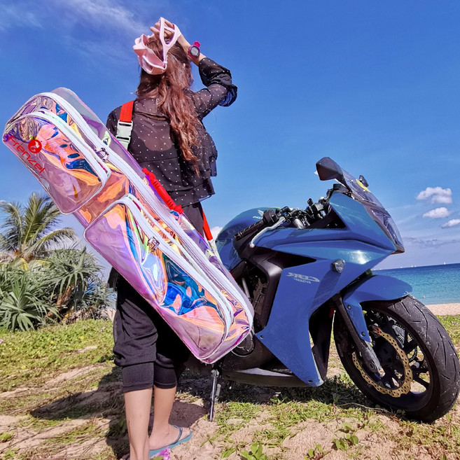 프렌젤 카멜레온케이스 프리다이빙 롱핀 백팩 가방, 프렌젤 카멜레온 핀백