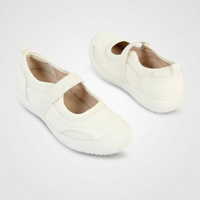 [트리샤]메리제인 스트랩 매쉬 키높이 운동화 슬립온 스니커즈 CNK-H780