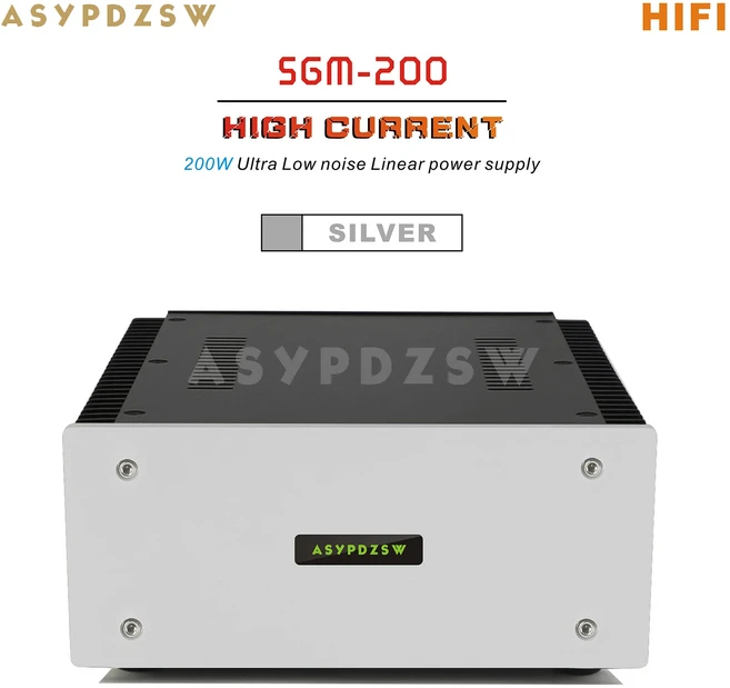 파운데이션 팔레트파운데이션 리퀴드파운데이션SGM-200 HIFI 초저잡음 선형 전원 공급 장치 Sigma 11 회로, 04 DC 24V-8A, 02 SILVER AC 230V IN