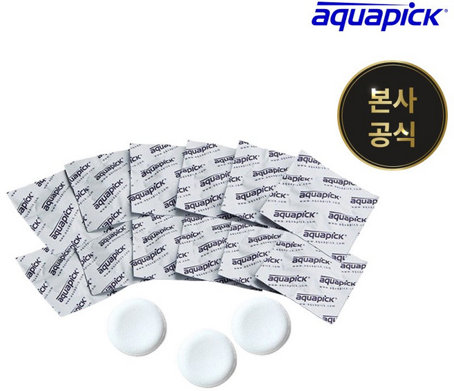 아쿠아픽 구강세정기 클리닝정 / 텀블러 발포 세정제 구강세척기세정제 타블렛 세정제 발포세척정, 12개, 0.5g