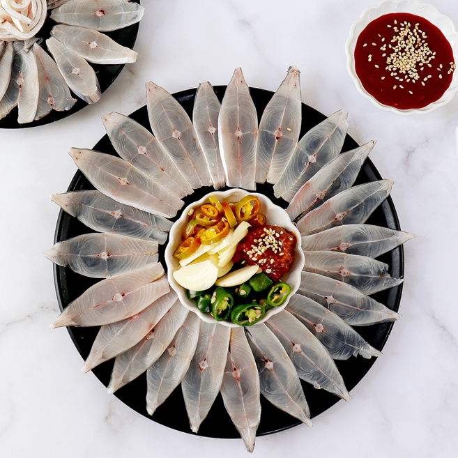 통영 손질 병어 자연산 급냉 병치 벵에 편어 횟감선도 세꼬시, 1개, 400g