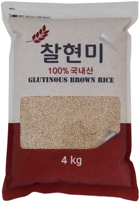 햇사래 찰현미 4kg, 1봉