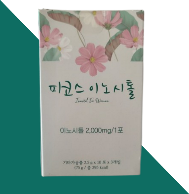 지엠팜 피코스 이노시톨 2000mg 미오 L티로신 엽산 셀렌 크롬 건조효모 셀렌 레몬맛, 2.5g, 1개