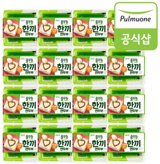 [풀무원] 한끼 연두부 오리엔탈 유자 2입X16봉, 3.52kg, 1세트