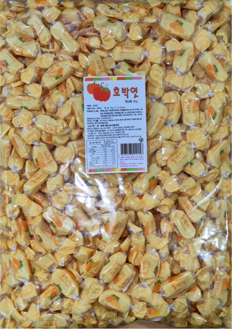 더식품 호박카라멜 벌크 3kg, 1개