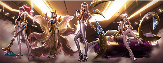 올인몰 리그오브레전드 장패드 롤 마우스패드 게이밍장패드 미끄럼방지, 1개, 옵션 14. KDA프레스티지