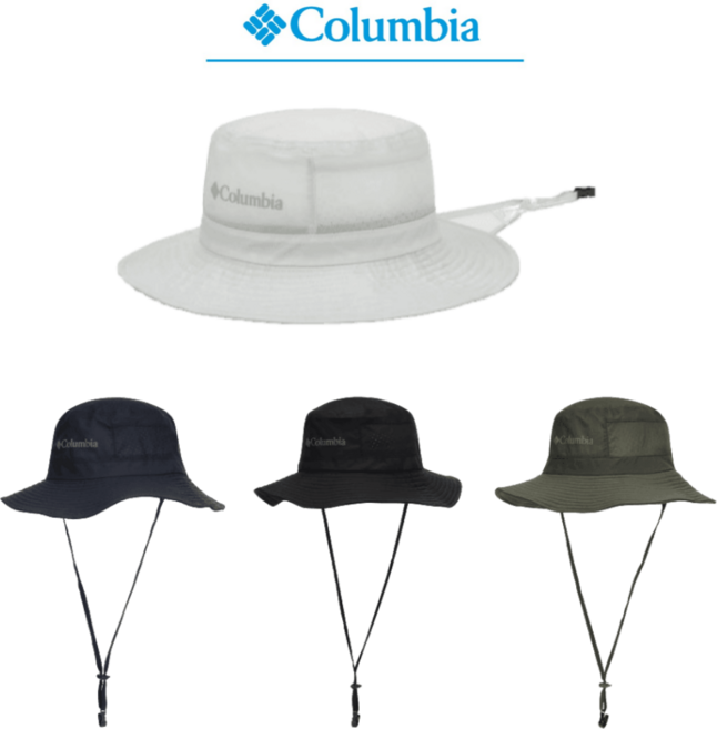 [백화점 매장판] 컬럼비아 공용 투 부니 Columbia 가리개 햇빛가리개 챙모자 부니햇 차양모자 캠핑 아웃도어 낚시 등산 메쉬 여름 정글모 남자 여자 등산모자, 팬텀 블랙