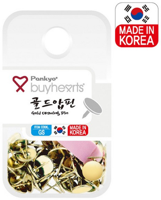 [바이하츠] 골드압핀/GS, 단품, 단품