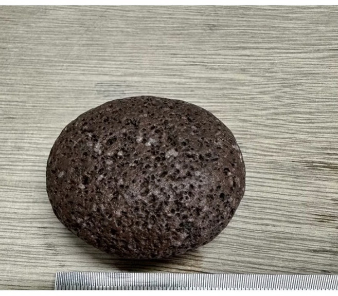 黑紅麥飯石 火山岩 鵝卵石 水族造景 過濾石 庭院鋪石, 1個, 紅色, 紅色