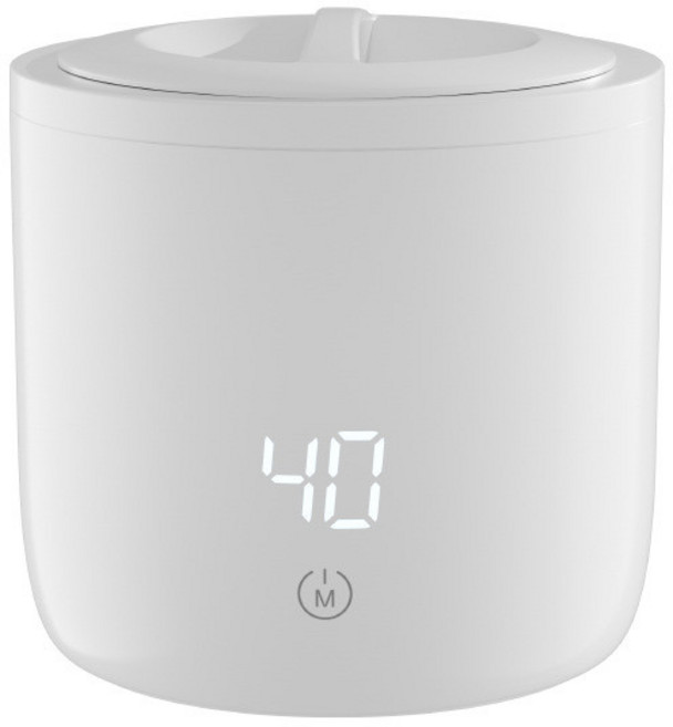 無線熱奶器 調奶器 輔食機 恆溫杯, 1個, 白色, 白色