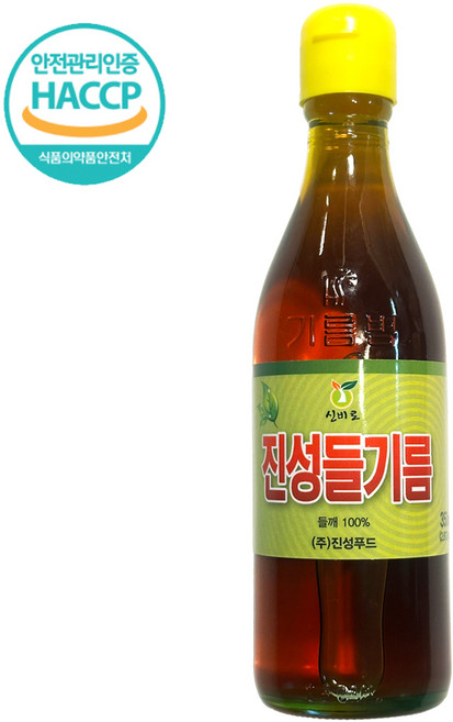 신비로 진성푸드 들기름 들깨100% 해썹, 1개, 350ml