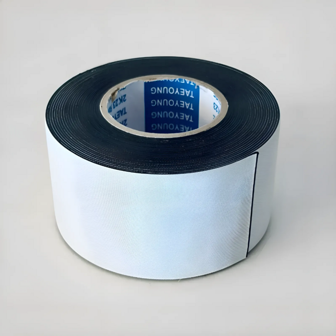 태영 고무테이프 50mm x0.8mm x 5m 전선 테이프 전기 절연 방수 면고무, 1개