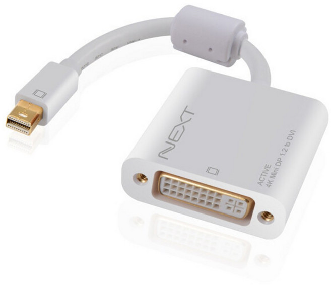 NEXTLINK-MDPD02 MiniDisplayPort to DVI 1.2VER 컨버터, 1.2버전 컨버터 (CP-0843)