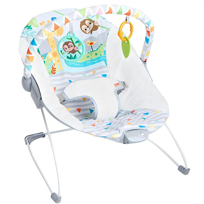 브라이트스타트 기글 사파리 바운서 2, MIX 그레이 혼합