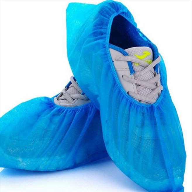 민스리빙 덧신 부직포 일회용 신발 커버 위생 슈즈 학교행사 덥게 논슬립 보호, 1000개, 블루