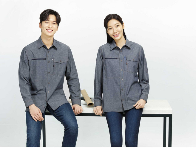 파브 사계절 셔츠 경비복 근무복 단체복 작업복 SM-Y2001 [디와이]