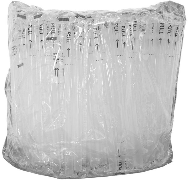 천운패키지 버블빨대투명(개별포장) 1묶음, 200개입, 1개