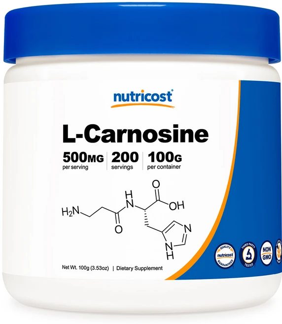 Nutricost L Carnosine Powder 뉴트리코스트 엘 카르노신 파우더 100g, 1개 - 쿠팡