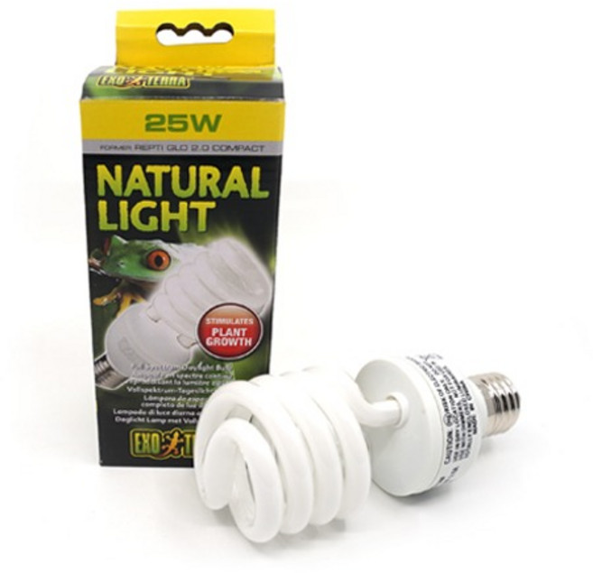 엑소테라 내츄럴라이트 UVA 25W, 1개