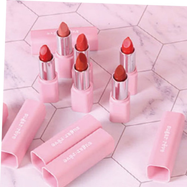 슈가레브 잘안지워지는 워터프루프 립스틱 # 매트립스틱 #핑크립스틱 #코랄립스틱 #워터프루프립스틱, 3.선셋톨루즈