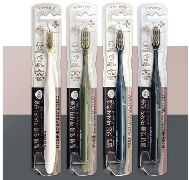 더블엔케이 초극 미세 숯칫솔 비장탄 성인용 20개, 1개입