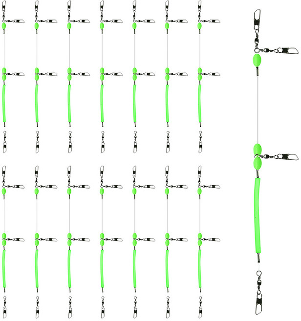 대용량 초간편 축광튜브 쭈꾸미 갑오징어 채비 벌크형 12개 15개, 1세트, 15개입