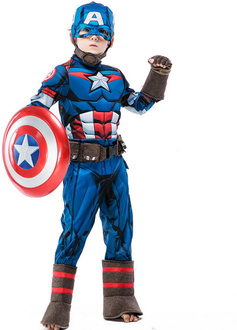 프리미엄 캡틴 아메리카 코스튬