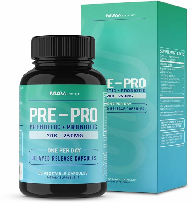 MAV Nutrition PRE-PRO 마브 뉴트리션 프리-프로 유산균 60정, 1개 - 쿠팡