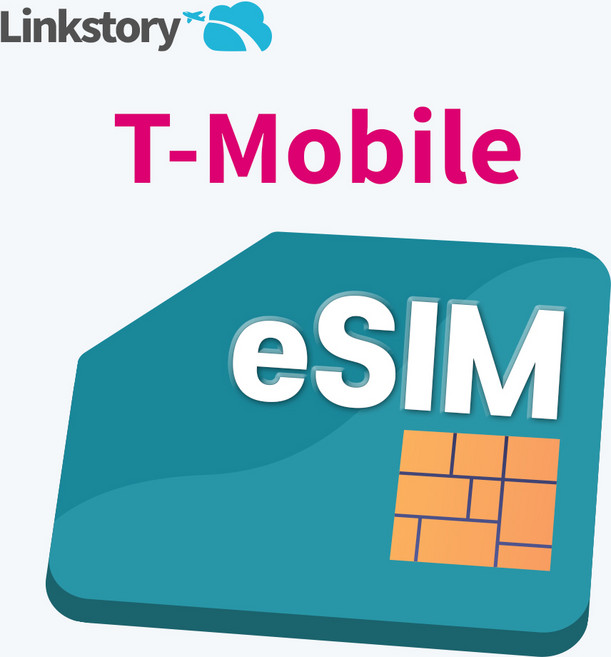 [링크스토리] 미국 eSIM 이심 하와이 뉴욕 LA 현지번호 제공 핫스팟 무제한 TMobile 정품 10일 30일 60일 90일, 1개, 매일 무제한