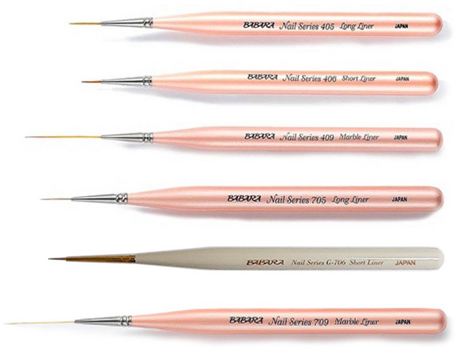 바바라 네일아트 브러쉬 405호 406호 705호 706호, 1개
