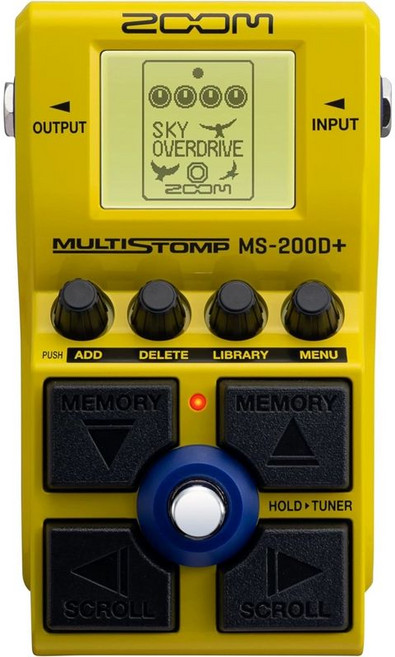 ZOOM 줌 MS-60B+ 멀티스톰프 이펙터 베이스 페달 멀티 기타, 1개, MS-200D+