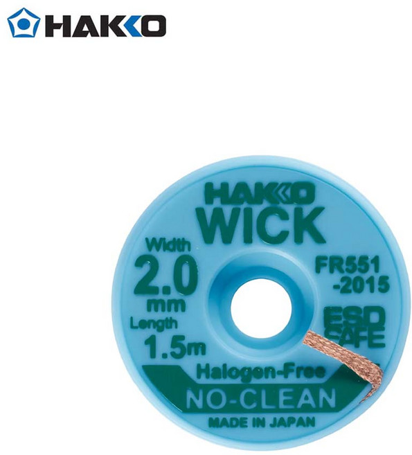 하코 솔더위크 2.0mmX1.5m FR551-2015 솔더윅 FR-150-84