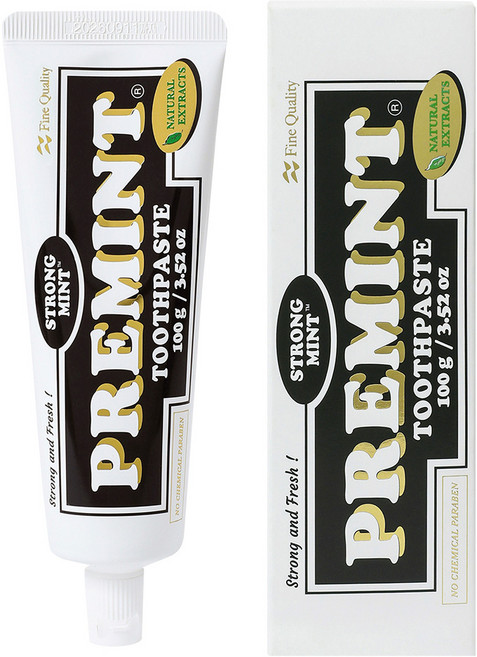 PREMINT 프레민트 스트롱민트 치약, 1개, 100g