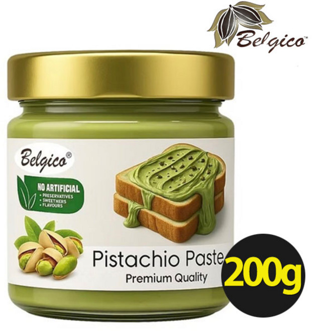 [벨기에산]벨지코 피스타치오페이스트 크림 잼 스프레드 두쫀쿠 두쫀, 1개, 200g